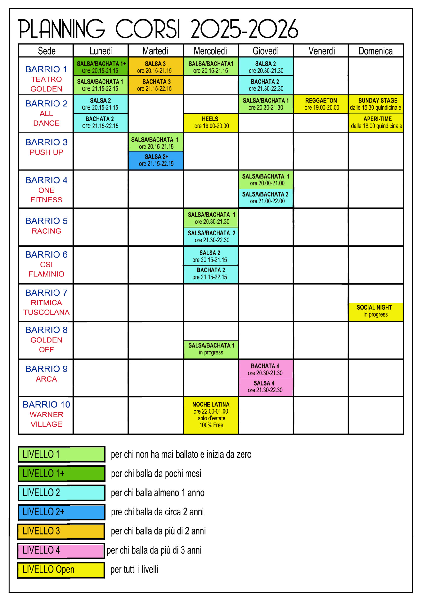 – orario autunno-inverno 25-26